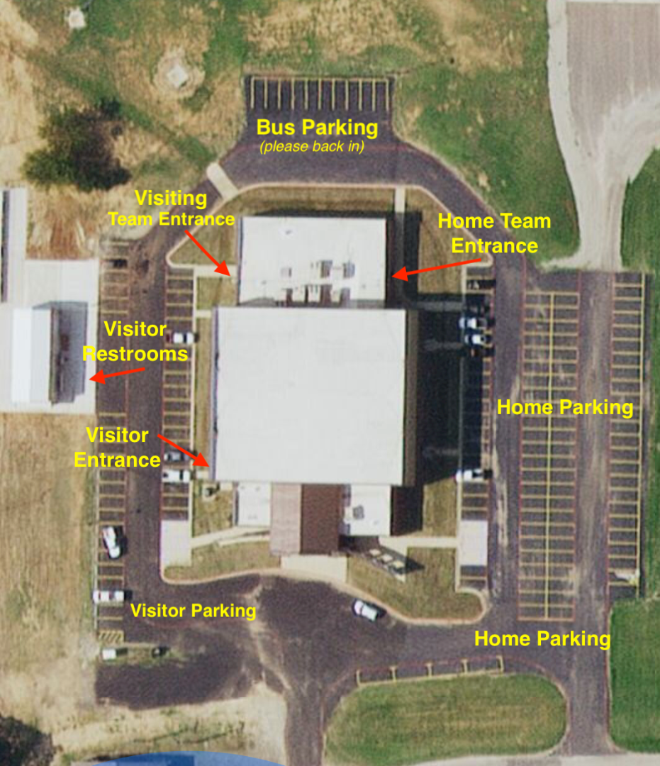 Map of Gym Parking