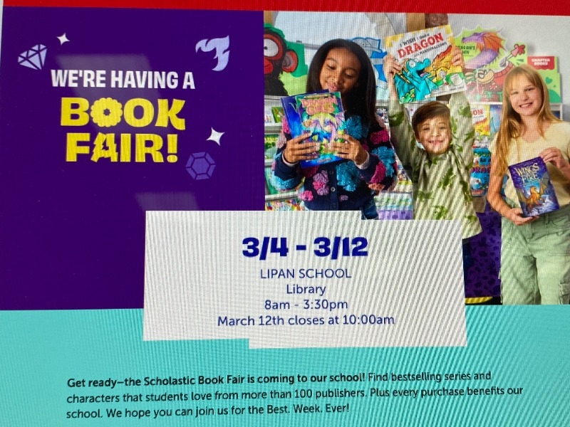 Book Fair flyer